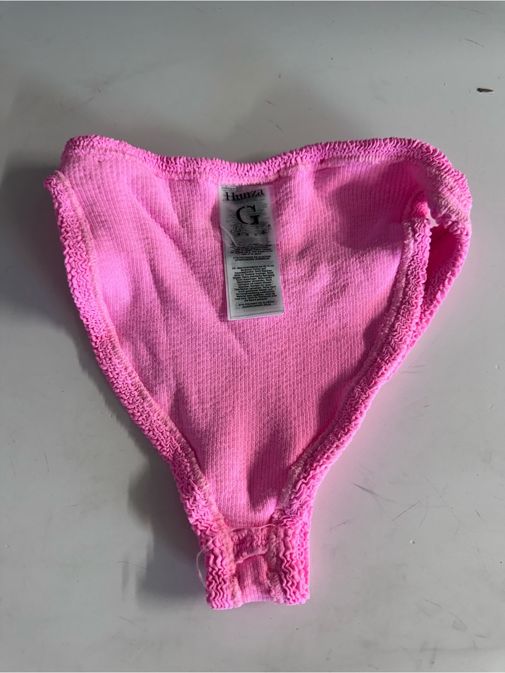 Hunza G Strap Bikini bubblegum - Picture 3 of 11